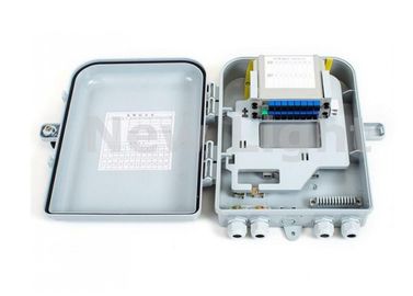 랜/CATV를 위한 PC 합금 물자 16 항구 FTTH 종료 상자/광학적인 쪼개는 도구 상자