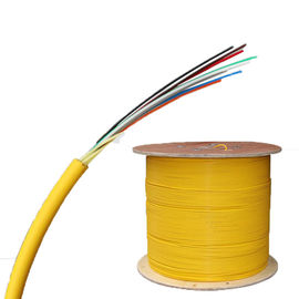 FTTTH 8 Core Indoor Fiber Optic Cable PVC Single Mode Fiber Patch Cord
