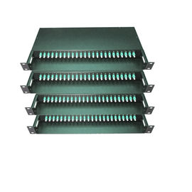 48 / 96 섬유 MPO/MTP 광섬유 패치 패널 종료 상자 19 인치 SPECC 물자