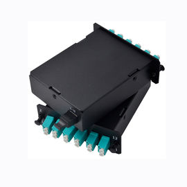 LC/SC OS2 단일 모드 FHD 광섬유 마개 - N -에 주문을 받아서 만들어진 MPO 놀이 카세트