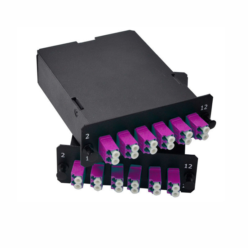 광섬유 전달계를 위한 광섬유 MPO 카세트 단위 끝 상자