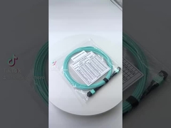 OM3 SM MPO 브레이크오웃 케이블 PVC / LSZH 자켓 MTP 패치 패널