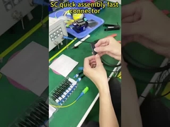 필드 설치 가능한 90N 2.0mm SC UPC 광 케이블 커넥터