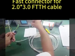 블루 SC UPC 퀵 어셈블리 커넥터 피복 와이어 (배선 프레임용)