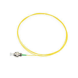 노란 색깔 FC 광섬유 접속 코드, 0.9MM 직경 단일 모드 섬유 떠꺼머리