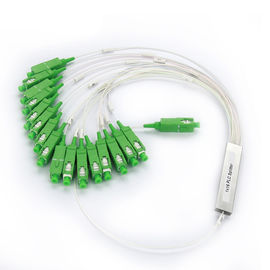 소형 광섬유 연결기 쪼개는 도구, SC APC 1 x FTTH 인터넷을 위한 16 단일 모드 섬유 쪼개는 도구