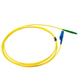 노란 케이블 광섬유 접속 코드 Singl - LC APC 폴란드어 G657A2에게 형태 E2000