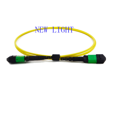 주문 고밀도 데이터 센터를 위한 PVC 3.0 밀리미터 MTP MPO 브레이크아웃 케이블 고수익 손실 online manufacture