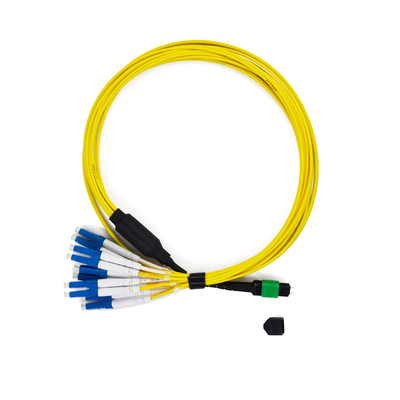 주문 MM 저손실 MTP MPO 패치 코드 8 / 12 / 24 핵심 PVC 3.0 밀리미터 팬아웃 하이브리드 패치 코드 online manufacture
