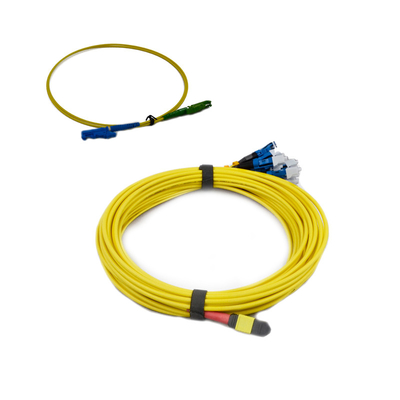 주문 화웨이 QSFP로 적합한 LC 섬유 케이블 섬유 브레이크아웃 케이블에 대한 MM MPO online manufacture