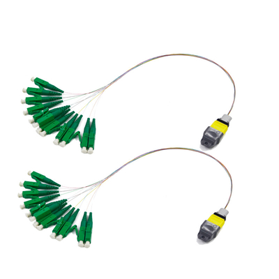 주문 다중 모드 MPO - 8LC 광섬유 패치 코드 저삽입 손실 3.0 밀리미터 50 / 125 online manufacture