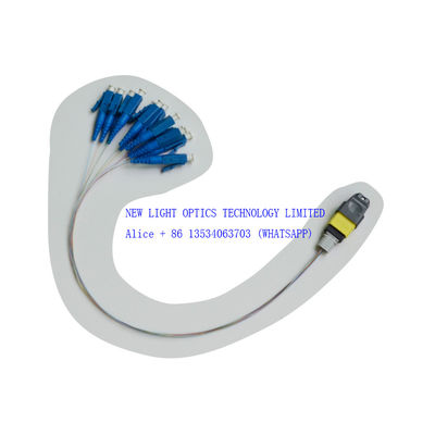 주문 고속 데이터 전송을 위한 여성 극성 B 방식의 8코어 OM3 멀티모드 MPO MTP 케이블 online manufacture