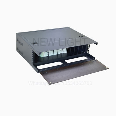 주문 광섬유 분배함 및 ODF용 19인치 24포트 SC 커넥터 광섬유 패치 패널 online manufacture