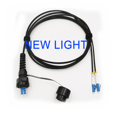 주문 ODVA MPO/APC G652D 광섬유 패치 케이블 FTTA CPRI RRU LTE를 위한 방수 online manufacture