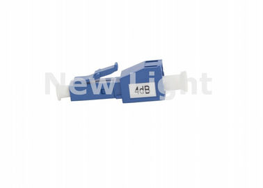주문 파란 색깔 단순한 LC 단일 모드 감쇠기, 광섬유 CATV를 위한 4db 감쇠기 online manufacture