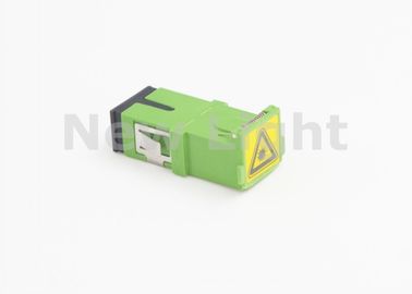 주문 찬성되는 경첩을 단 먼지 방지용 커버 ROSH를 가진 녹색 FTTH SC 광섬유 접합기 online manufacture