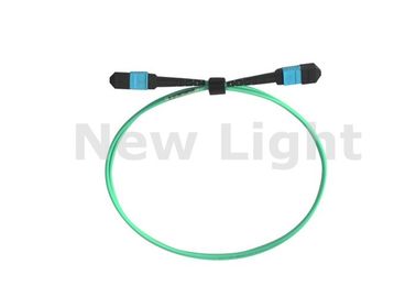 주문 0.5 미터 12 핵심 MPO/MTP 접속 코드 녹색 OM2/OM3/OM4 케이블 online manufacture