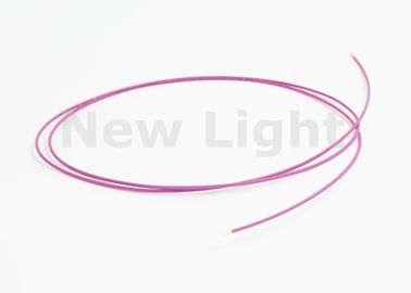 주문 자주색 색깔 섬유 보호 소매를 가진 단순한 광학 섬유 케이블 단일 모드 online manufacture