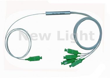 주문 PLC 광섬유 쪼개는 도구 단위 1 x 4 CATV를 위한 SC APC 연결관 0.9mm 직경 online manufacture