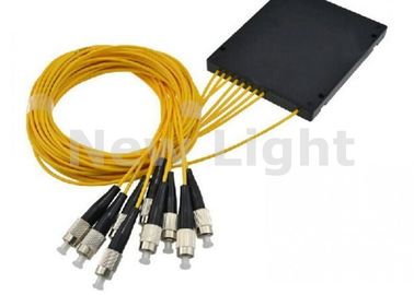 주문 FC UPC 연결관을 가진 1x8 PLC 광섬유 쪼개는 도구 단일 모드 섬유 연결 online manufacture