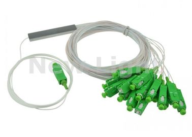 주문 0.9mm 직경 소형 1x16 PLC 쪼개는 도구, E - Gpon 단일 모드 SC APC 쪼개는 도구 online manufacture