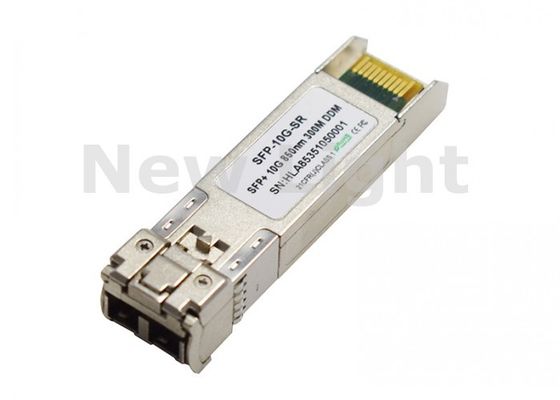 주문 SFP-10G-SR 10G SFP 광섬유 송신기, 850nm 파장, 300m 전송 거리를 가진 고속 데이터 전송 online manufacture