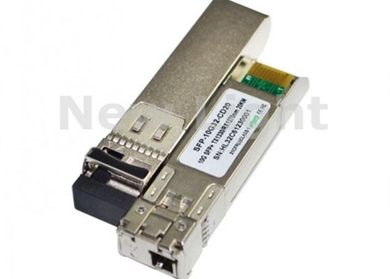 주문 기가비트 이더넷용 20KM 전송 거리를 가진 단일 광섬유 채널 10G BiDi SFP+ 트랜시버 online manufacture