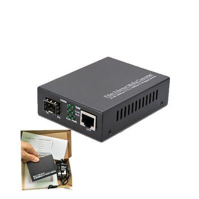주문 안전 배송 10/100/1000M 광섬유 미디어 변환기 Tx1550nm와 LC 인터페이스 설명 online manufacture