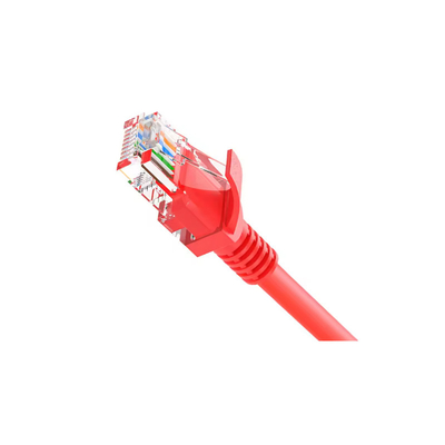 주문 CAT7 네트워크 패치 코드 이중 보호 금 접착 된 벗은 구리 24AWG 7/0.20mm 케이블 online manufacture