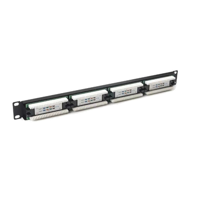 주문 24 포트 Cat5e-Cat7 랙 설치 가능한 이더넷 패치 패널 케이블 관리 online manufacture