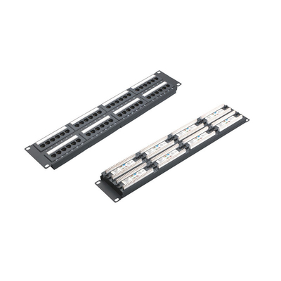 주문 보호 및 케이블 관리와 함께 랙 장착 가능한 RJ45 이더넷 패치 패널 online manufacture