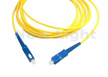 주문 SC 섬유 접속 코드, 네트워크를 위한 단순한 단일 모드 섬유 잠바에 3 미터 SC online manufacture