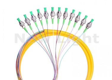 주문 단순한 단일 모드 광섬유 점퍼 케이블 FC UPC 12 핵심 팬-아웃 광섬유 떠꺼머리 online manufacture