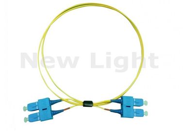 주문 자료 시험 장비를 위한 SC SC 광섬유 점퍼 케이블 SM DX 9-125 1.2mm 직경 online manufacture