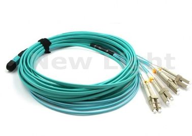 주문 3 QSFP/SR 단위를 위한 미터 MPO MTP 케이블 OM3 8 물가 다중 상태 섬유 광 케이블 online manufacture