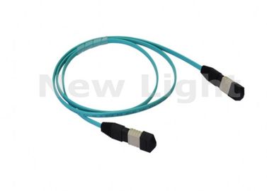 주문 3.0mm 소형 원 LSZH에 다중 상태 OM4 5 미터 B 유형 MPO MTP 케이블 12 핵심 online manufacture