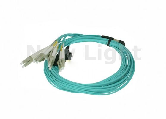 주문 고속 네트워크용 LSZH 재킷이 있는 10미터 OM4 MPO MTP 케이블 online manufacture