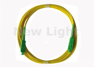 주문 SC 섬유 헝겊 조각 케이블 단 하나 모형 3.0mm 직경에 Instalation 쉬운 SC 1 미터 길이 online manufacture