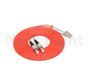 주문 FC-LC 다중 상태 광섬유 접속 코드, 주황색 PVC/케이블 LSZH 0.9/2.0/3.0 MM online manufacture