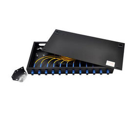 주문 Pach 광섬유 코드를 위한 19 인치 광섬유 분포 프레임 끝 상자 online manufacture