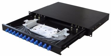 주문 1U 19 인치 SC 광섬유 분포 프레임 SC UPC 떠꺼머리 배급 상자 online manufacture