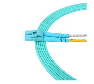주문 다 형태 쌍신회로 광섬유 접속 코드 OM3 LSZH 물자 재킷 3.0mm 직경 online manufacture