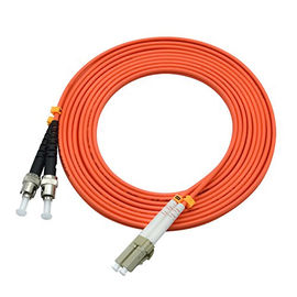 주문 850의 파장 광섬유 접속 코드 ST 쌍신회로 50/125um OM2에 LC 3개 Ft online manufacture