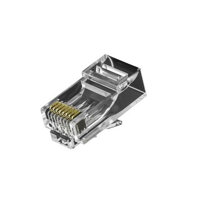 주문 CAT7 차폐 RJ45 커넥터, 페라이트 클립 키트 포함 - 고속 이더넷용 산업용 투피스 디자인 online manufacture