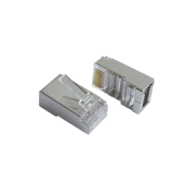 주문 대용품 CAT6 8P8C 모듈 플러그 - 금으로 칠한, 스냅리스 부츠, 1000+ 사이클 online manufacture