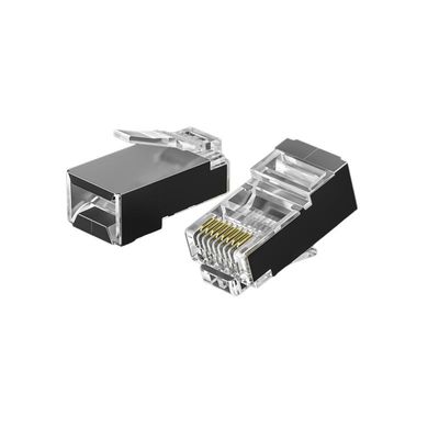주문 50U 금 도금 접점, Fluke 통과, 투명 엉킴 방지 디자인의 고성능 RJ45 커넥터 online manufacture