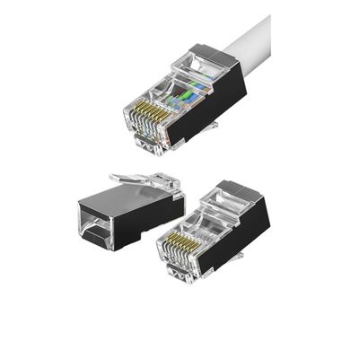 주문 CAT7 600MHz RJ45 커넥터, 금으로 칠한 콘택트 및 대용량 할인 옵션 online manufacture