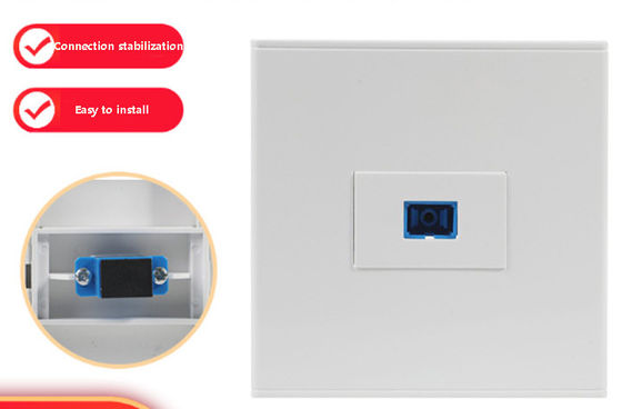 주문 5G 네트워크용 난연성 LC/SC 소켓, 범용 호환성 및 86 * 86 mm 크기 online manufacture