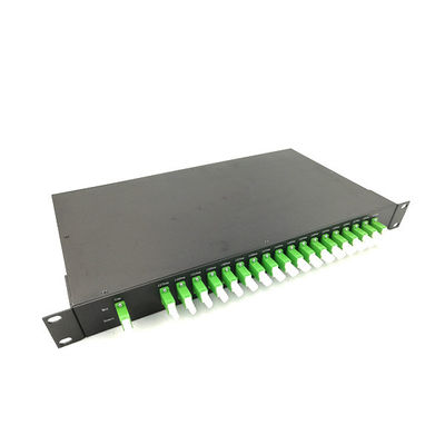주문 1U 19 인치 E2000 APC FTTH 냉 laminated 잎 광섬유 케이블 유통 상자 어댑터와 함께 online manufacture