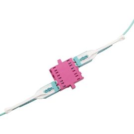 주문 유형 UNIBOOT LC 광섬유 접속 코드 다 형태 쌍신회로 OM3 - 150 LSZH 물자를 당기십시오 online manufacture